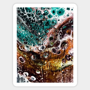 Acrylic abstract pouring Sticker